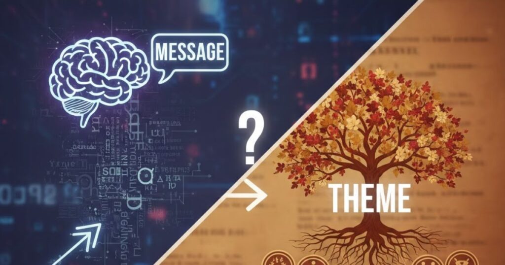 Message Vs Theme: Why They’re Not the Same Thing in a Story.
