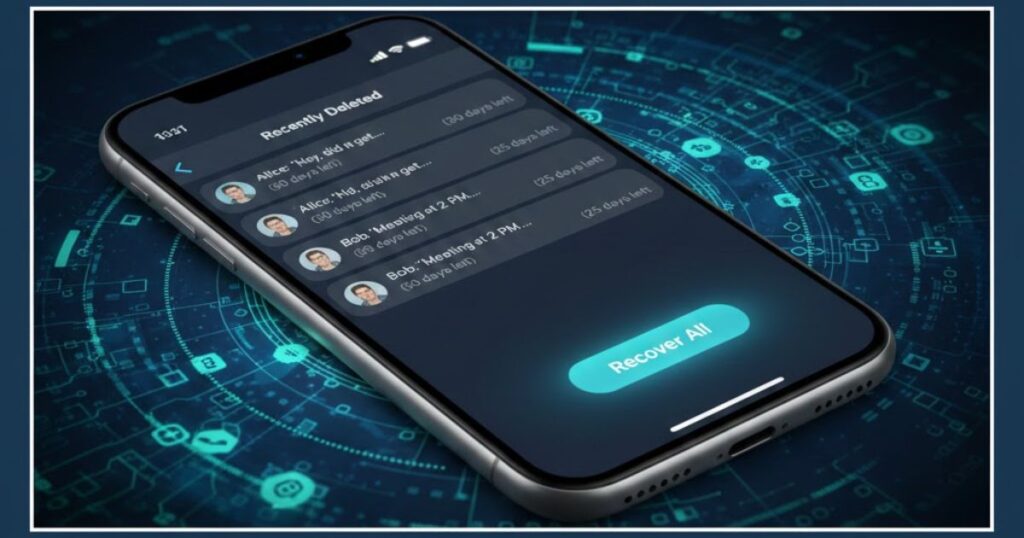 Method 1: Recover Messages from the Recently Deleted Folder
