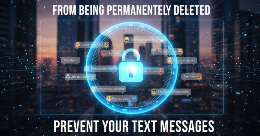 Prevent your text messages from being permanently deleted
