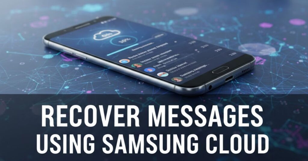 Recover messages using Samsung Cloud
