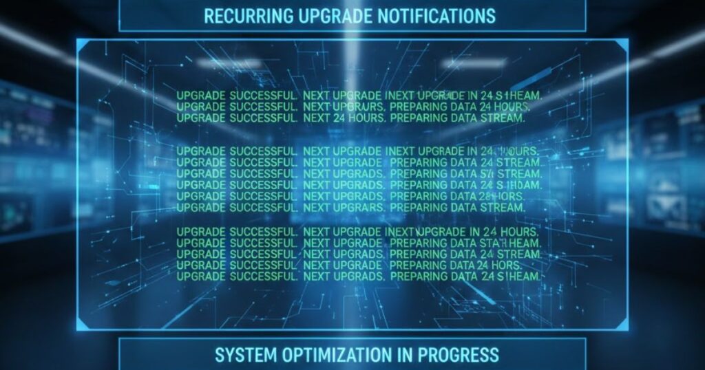 Recurring upgrade texts
