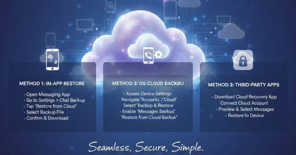 Restore messages using the Cloud
