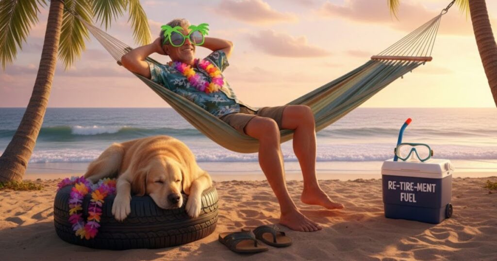 Retirement: Time to Re-tire and Re-lax with Humor
