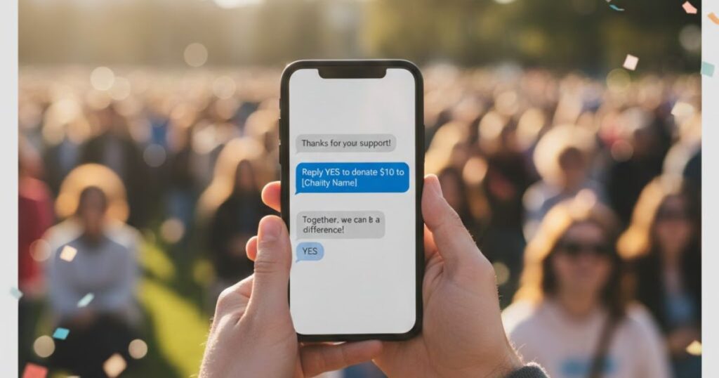 SMS fundraising text messages
