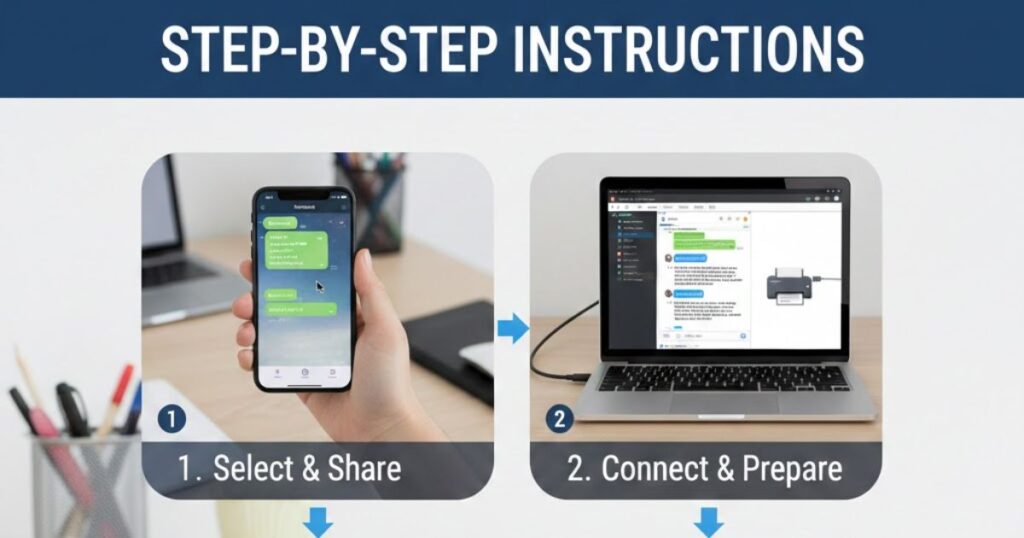 Step-by-step instructions