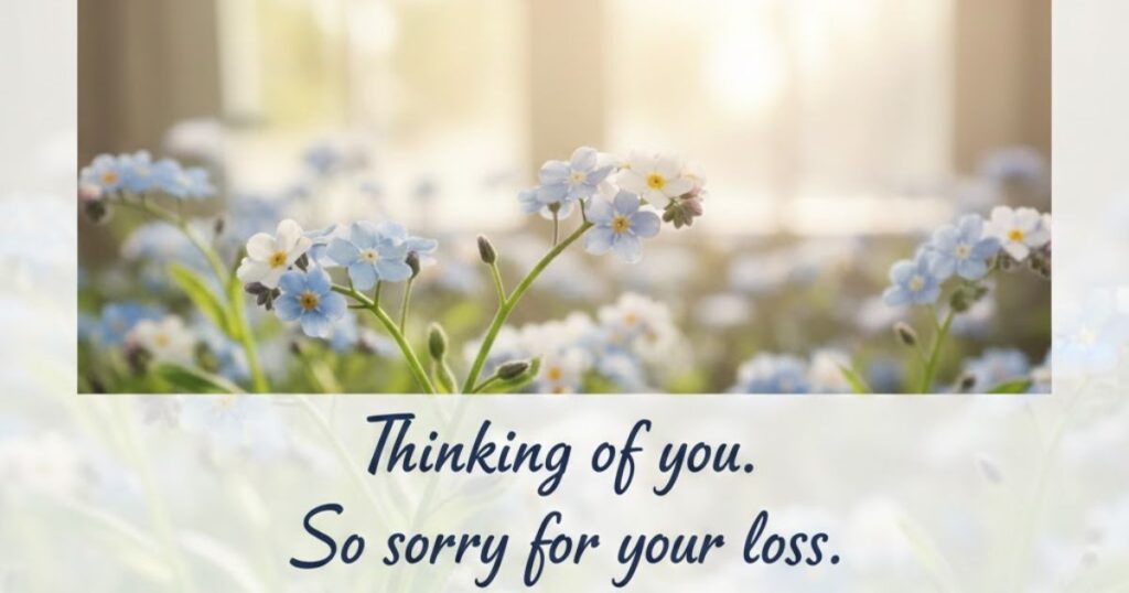 Sympathy card messages for acquaintances
