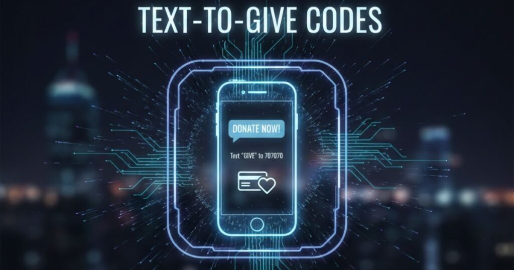 Text-to-give codes

