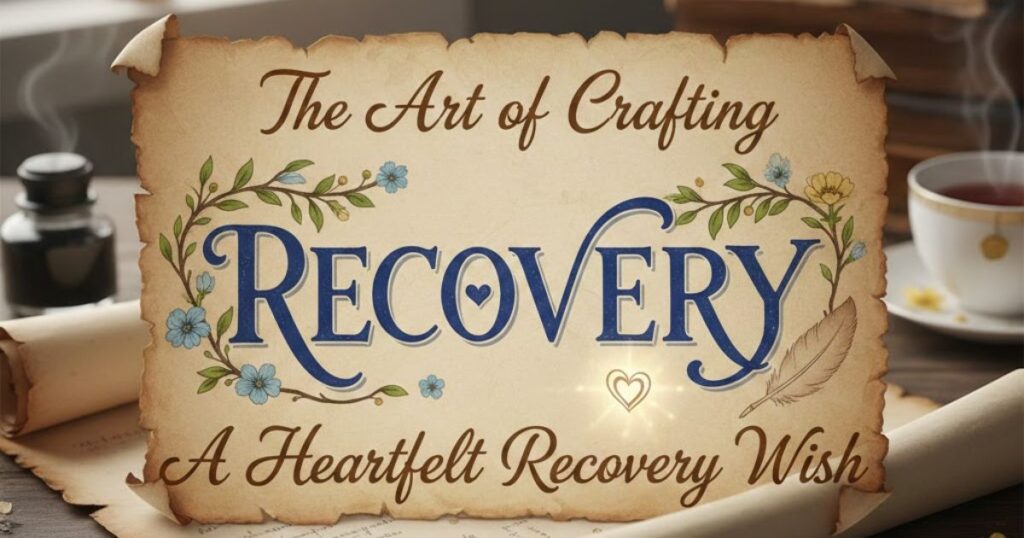 The Art of Crafting a Heartfelt Recovery Wish
