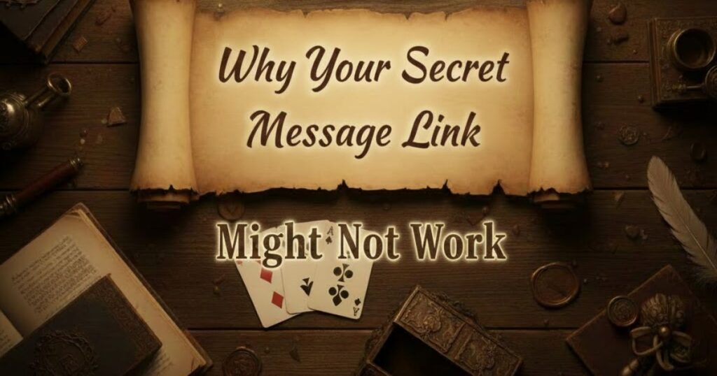 Troubleshooting: Why Your Secret Message Link Might Not Work
