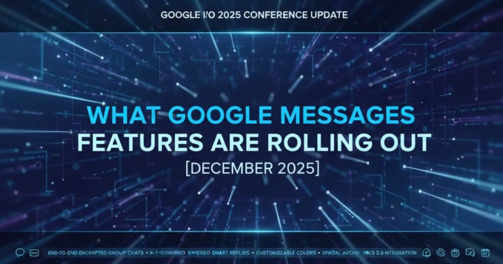What Google Messages features are rolling out [December 2025]