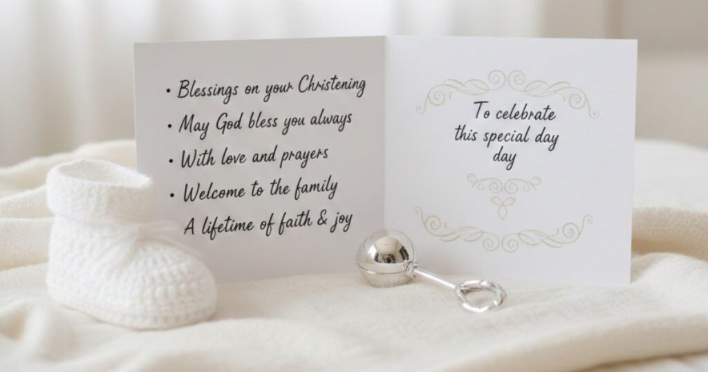 What to write in a christening card