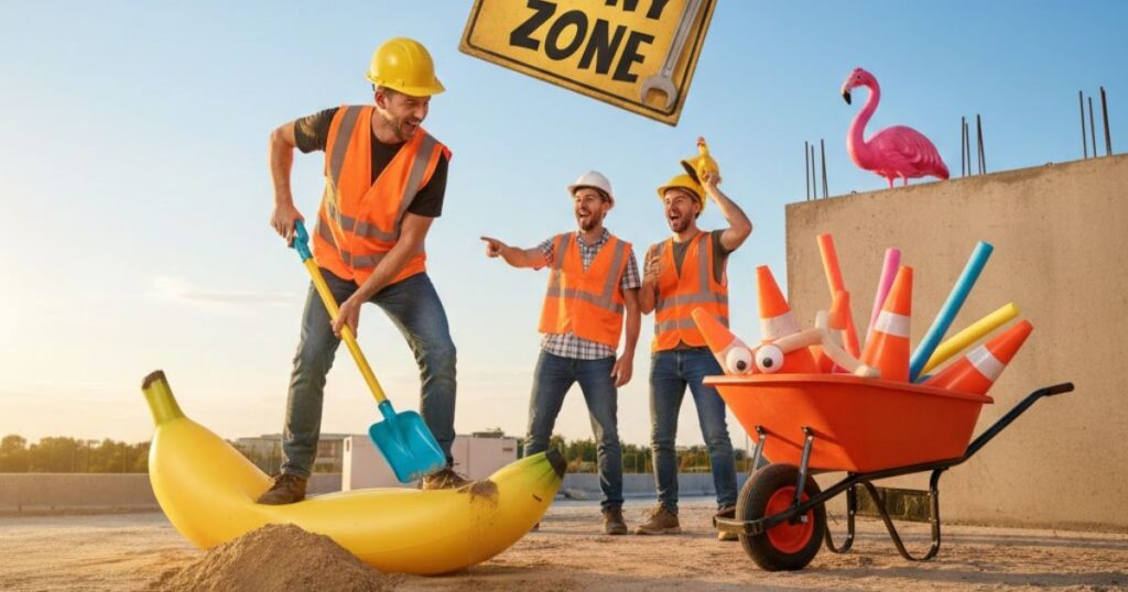 When Construction Gets Funny on Site
