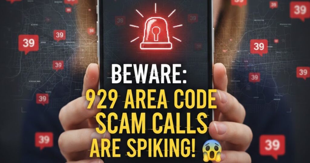 🚨 Beware: 929 Area Code Scam Calls Are Spiking! 😱