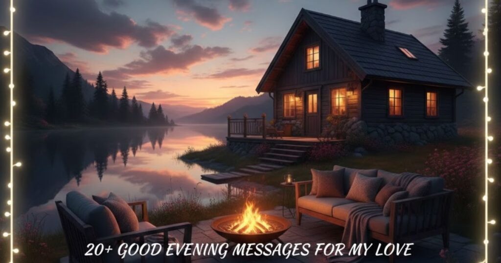 20+ Good Evening Messages for My Love
