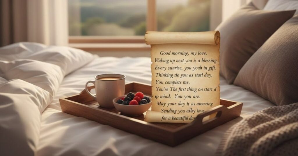 77+ Good Morning Messages for Him that Touch the Heart