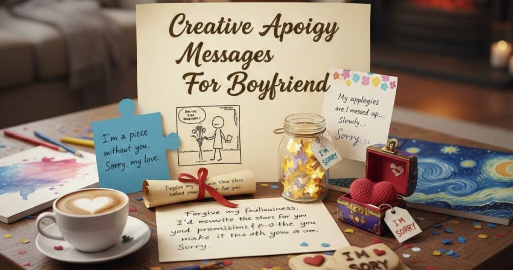 Creative Apology Messages For Boyfriend
