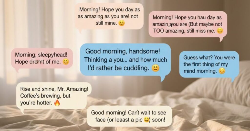 Flirty Good Morning Texts for Him