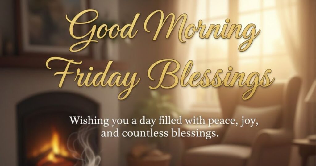 Good Morning Friday Blessings
