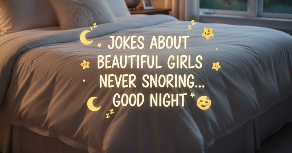 Jokes About Beautiful Girls Never Snoring
