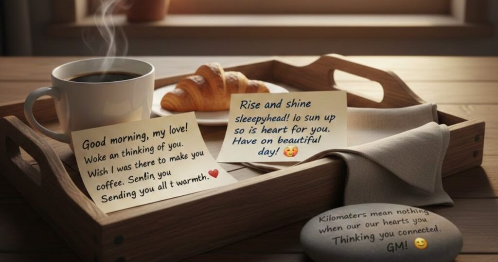 Long-Distance Good Morning Messages
