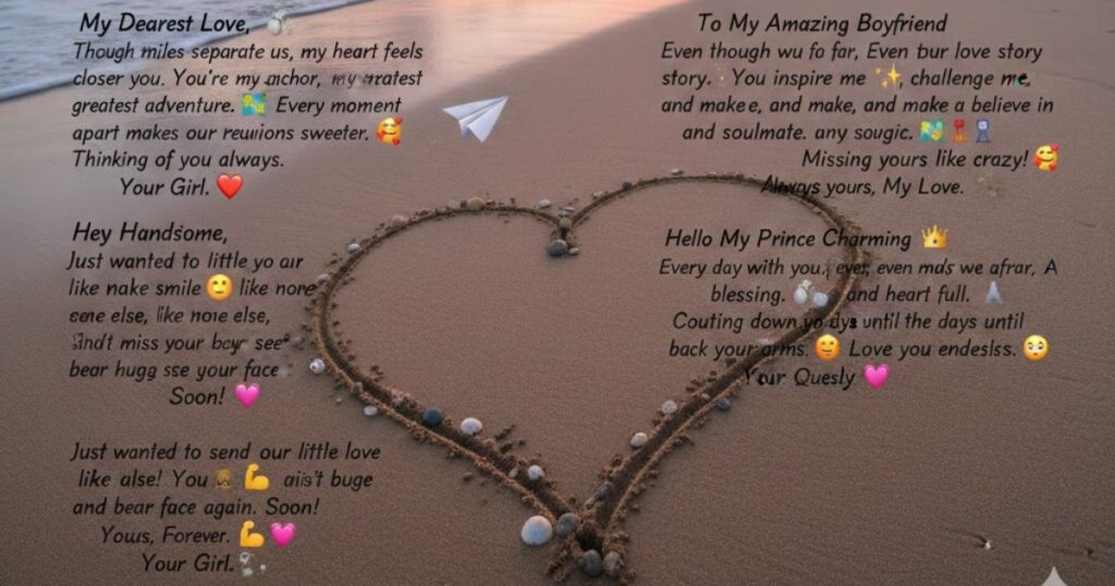 Long‑Distance Love Paragraphs for Him with Emojis
