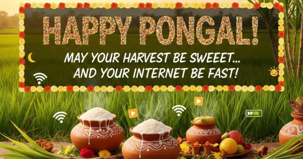 Pongal Wishes with a Twist