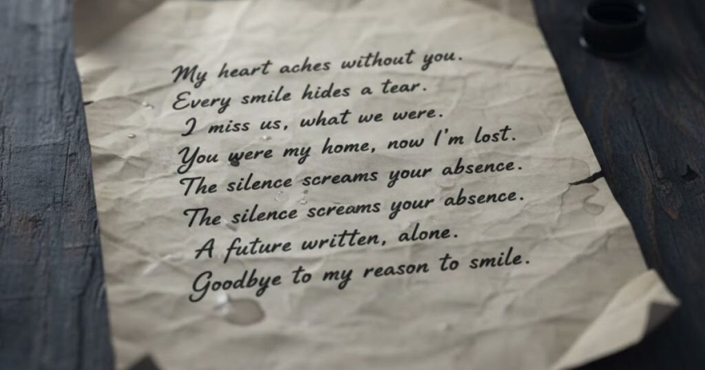 Short Sad Messages to Make Her Cry
